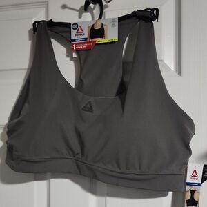 Reebok Women's Charcoal Sports Bra